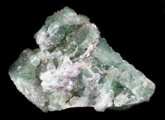 Green Fluorite & Druzy Quartz - Colorado #33377